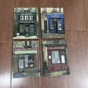 Paris Street Scene 3D Wall Art Chiu Tak Hak Hanging Bookstore France Home Decor